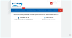 Desktop Screenshot of eco-h2o.com