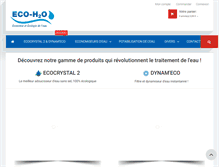 Tablet Screenshot of eco-h2o.com